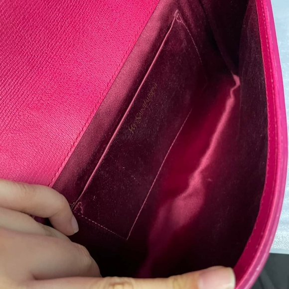 100% Authentic Saint Laurent Leather Long Wallet - Picture 11 of 12